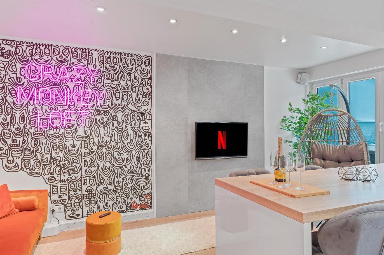 Das Crazy Monkey Loft Mit 100Qm & Summerlounge Apartment Stuttgart Ngoại thất bức ảnh