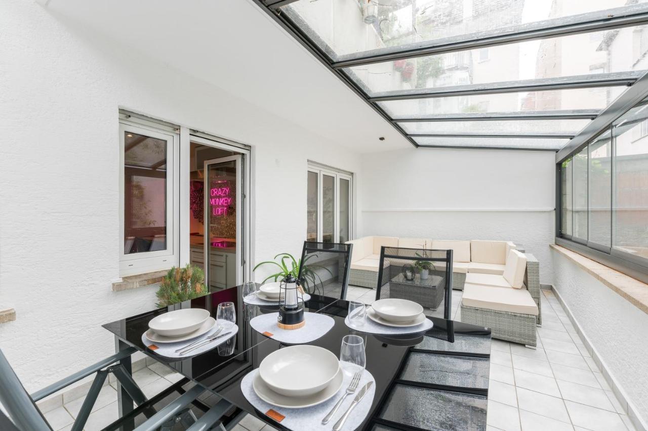 Das Crazy Monkey Loft Mit 100Qm & Summerlounge Apartment Stuttgart Ngoại thất bức ảnh